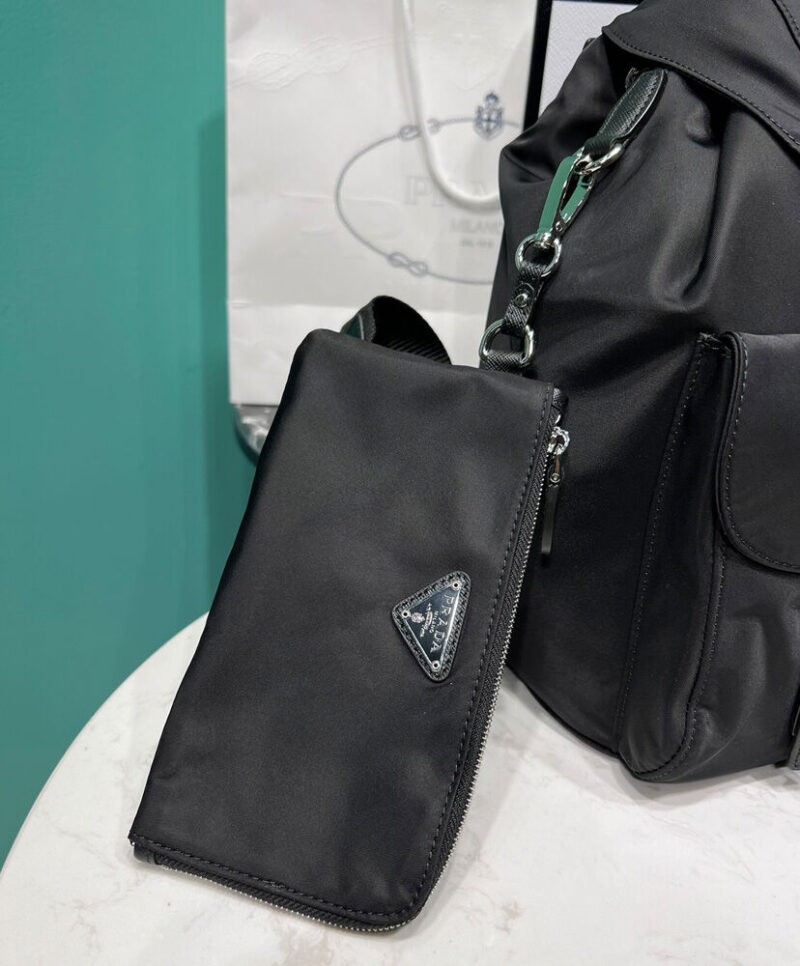 Prada Re-Nylon Medium Backpack 1BZ811 Black